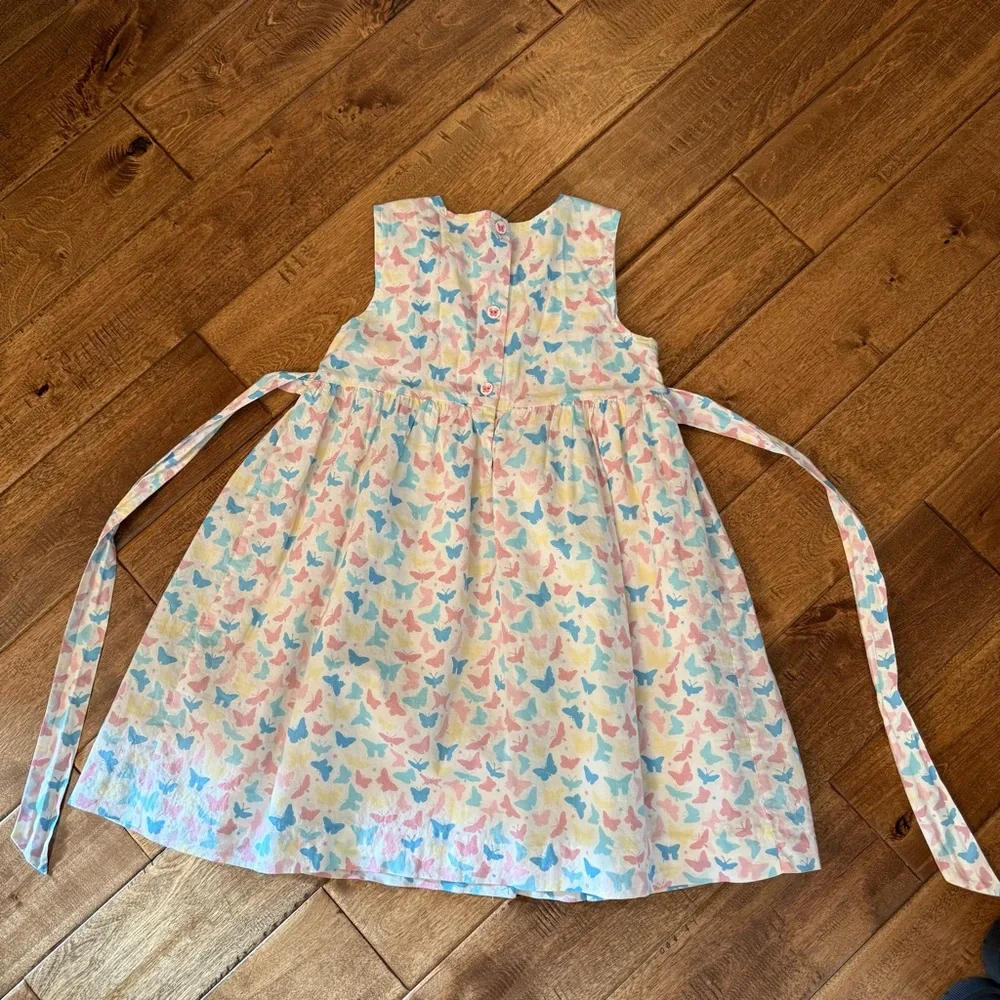 Question Everything Butterfly Print Kids Dress - Picture 6 of 7